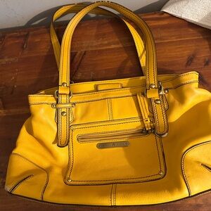 Etienne Aigner handbag mustard - leather